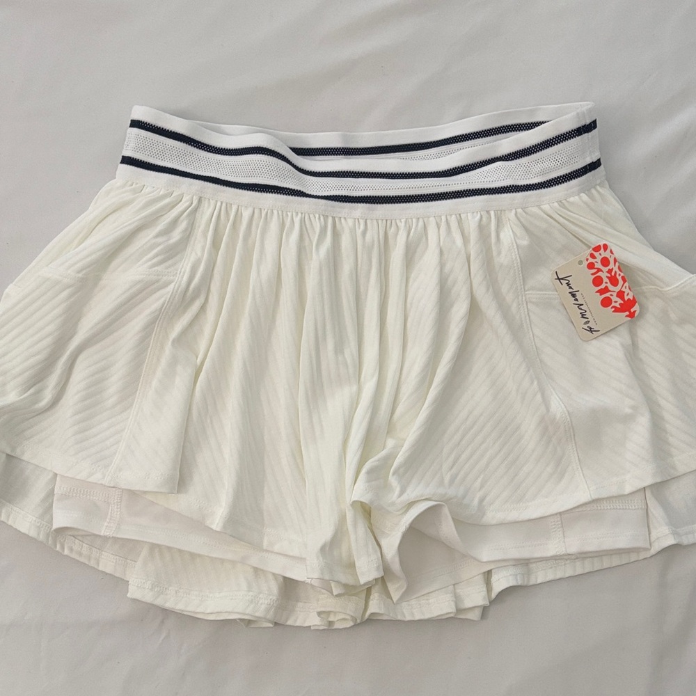 White FP Tennis Skirt